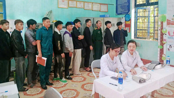 Xã Quý Hòa tổ chức khám sơ tuyển nghĩa vụ quân sự năm 2026 – Trang nghiêm, nghiêm túc và đầy khí thế thanh niên